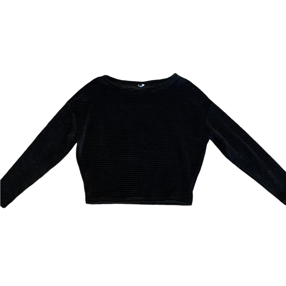 Z Supply cropped black sweater